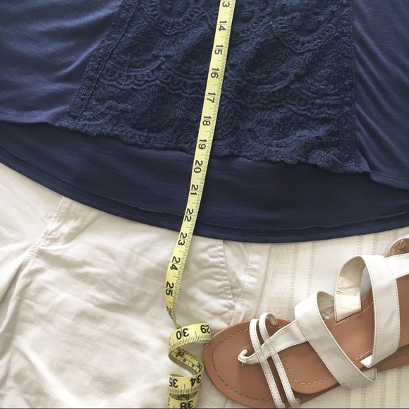 Rewind Blue Top, sz S - Picture 3 of 5